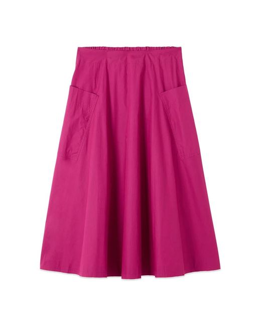 Midi Skirts Oltre en coloris Purple