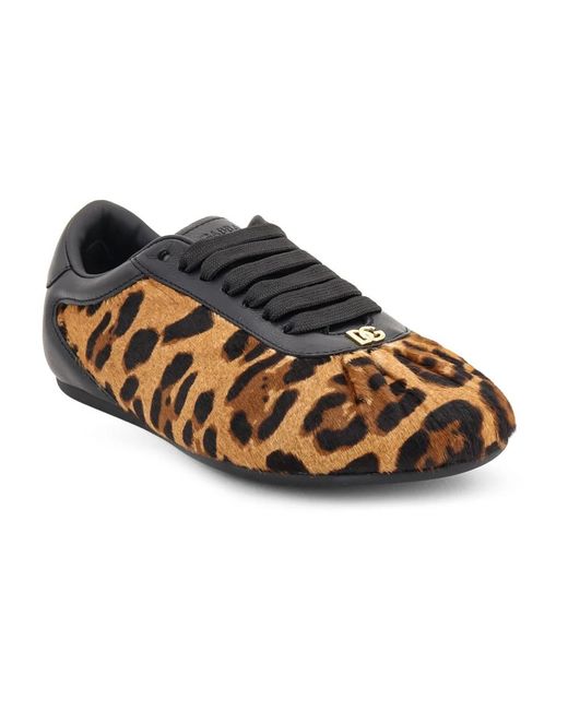 Dolce & Gabbana Brown Sneakers