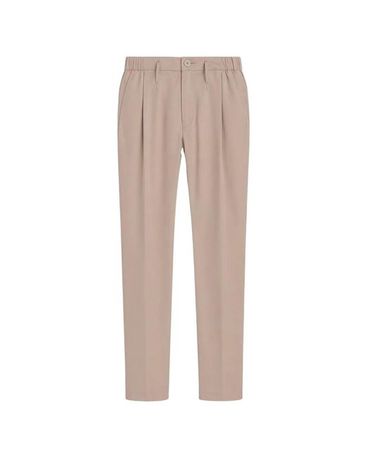 Herno Natural Straight Trousers for men