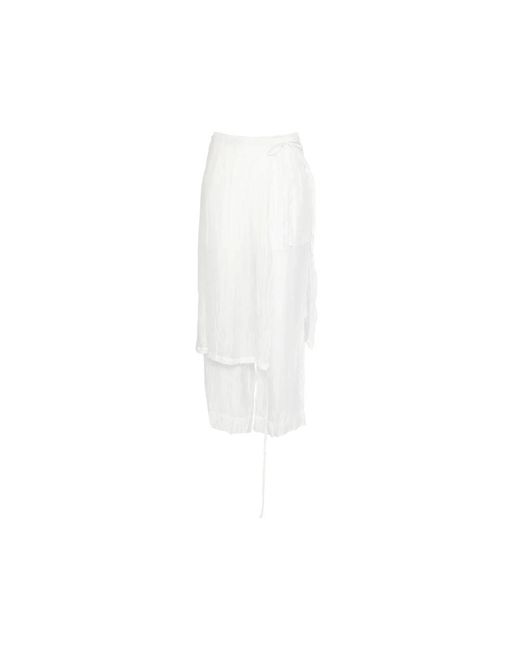 LA PISCINE Rokken ,Wit ,Pant in het White