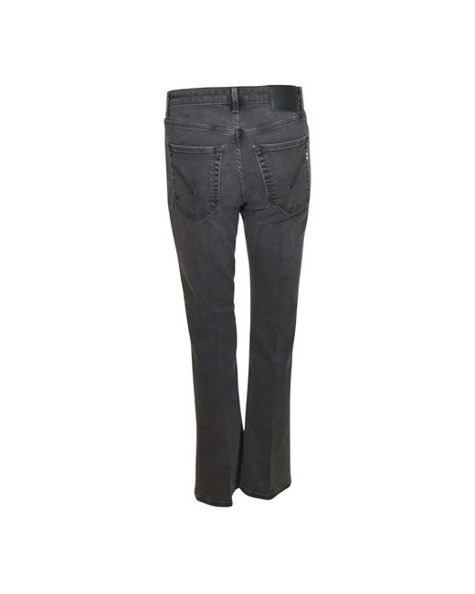 Dondup Jeans ,Grijs ,Denim Flared Jeans in het Gray