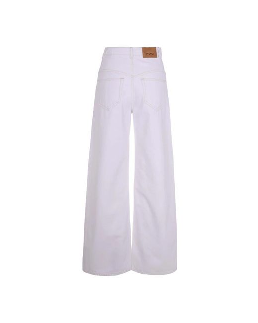 Isabel Marant Purple Wide Trousers