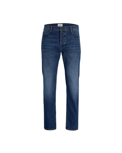 Jack & Jones Blue Straight Fit Jeans for men