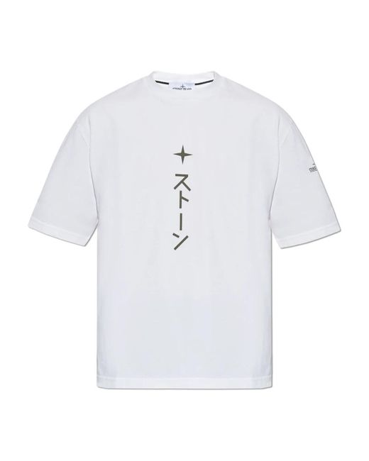 Stone Island Blue T-Shirts for men