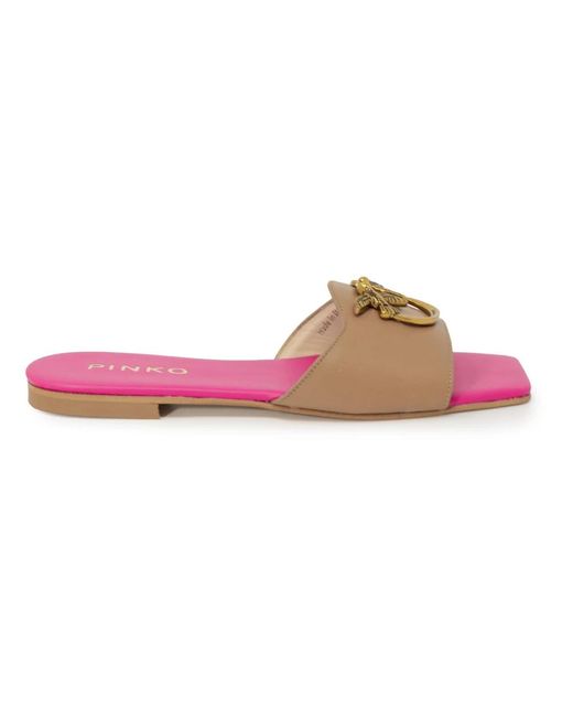 Shoes > flip flops & sliders > sliders Pinko en coloris Pink
