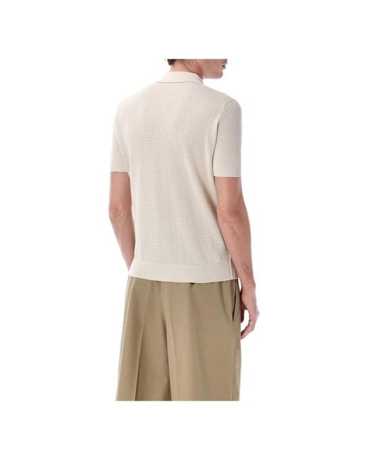 Roberto Collina Natural Polo Shirts for men