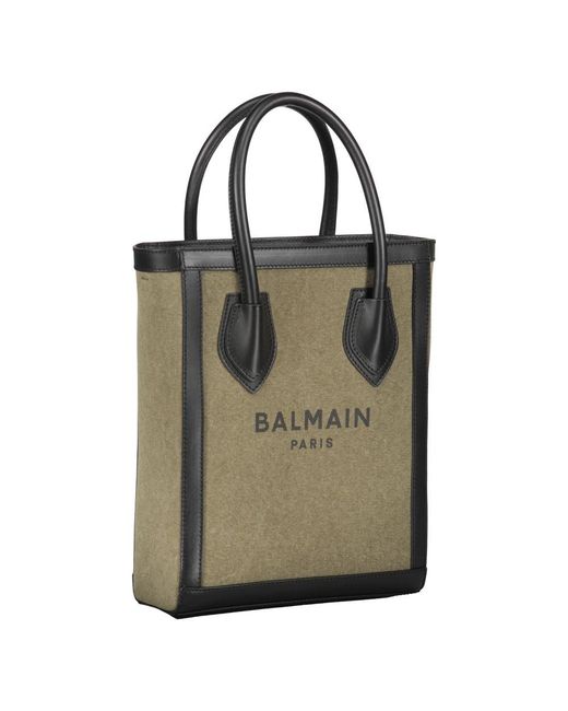 Balmain Green Tote Bag With Logo