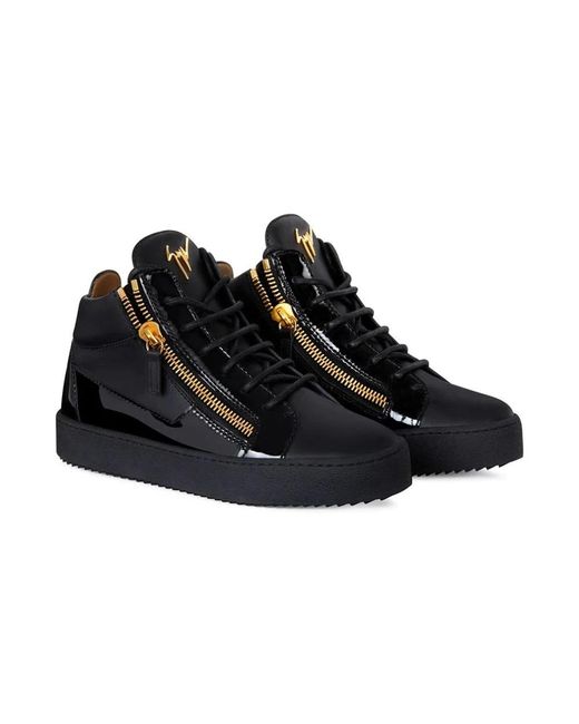 Giuseppe Zanotti Black Elegante schwarze sneakers