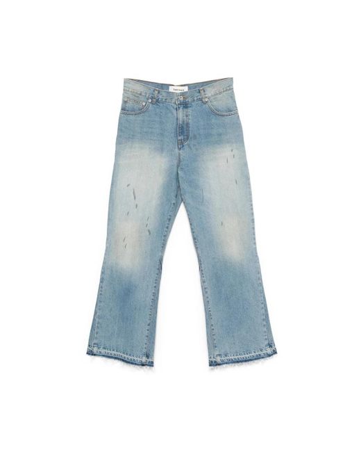 TONYWACK Blue Flared Jeans for men
