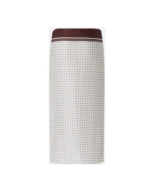 Pinko Brown Midi Skirts
