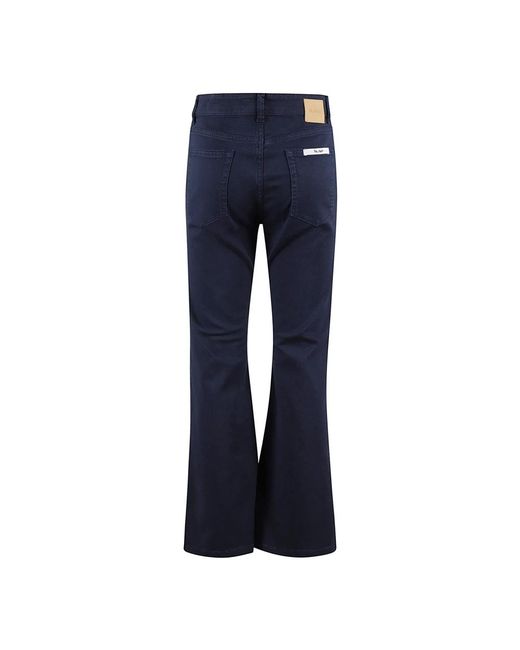 Boot-Cut Jeans Re-hash de color Blue
