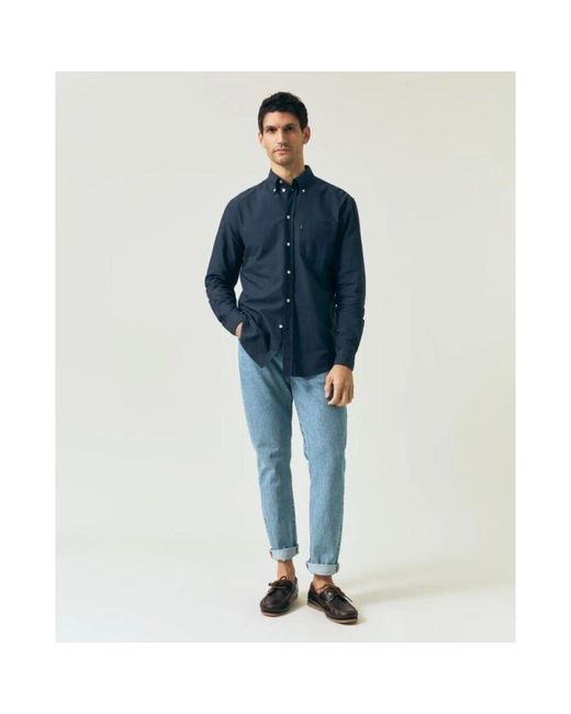 Lexington Lässiges Oxford Button-Down Hemd in Blue für Herren