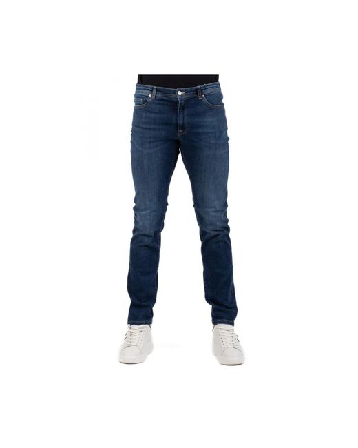 Brooksfield Blue Slim-Fit Jeans for men