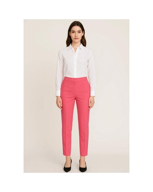 Clips Slim-Fit Broek in het Pink
