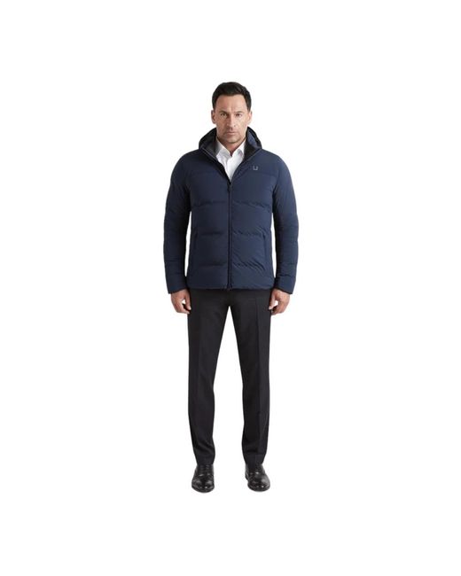 UBR Blue Down Jackets for men