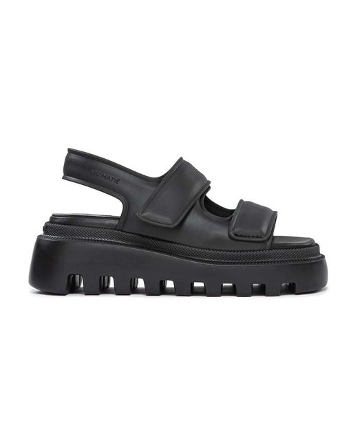 Flat sandals Vic Matié de color Black