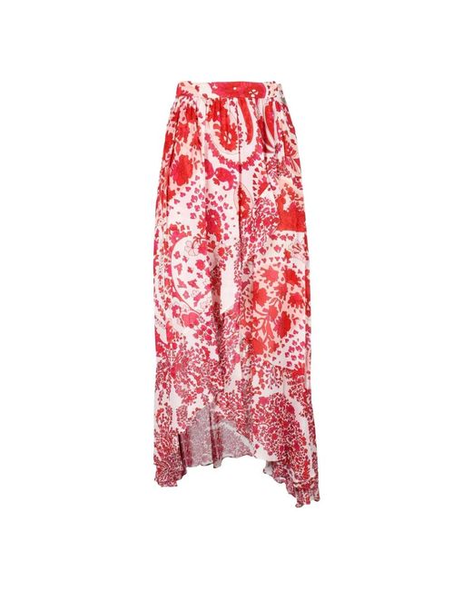 Twinset Red Midi Skirts