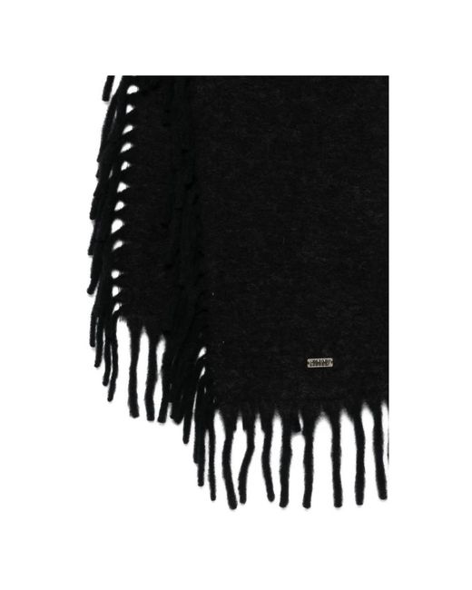 AVAVAV Black Fransenschal