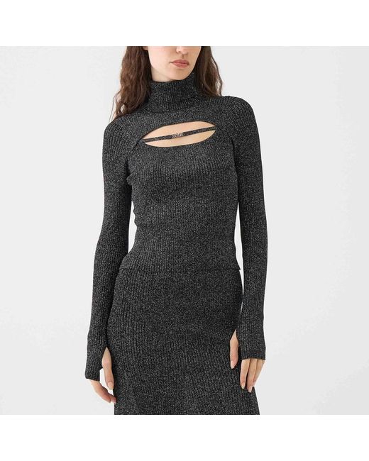 Versace Jeans Couture Black Knitted Dresses