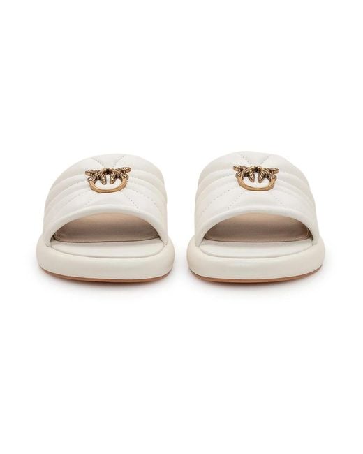 Pinko White Sliders