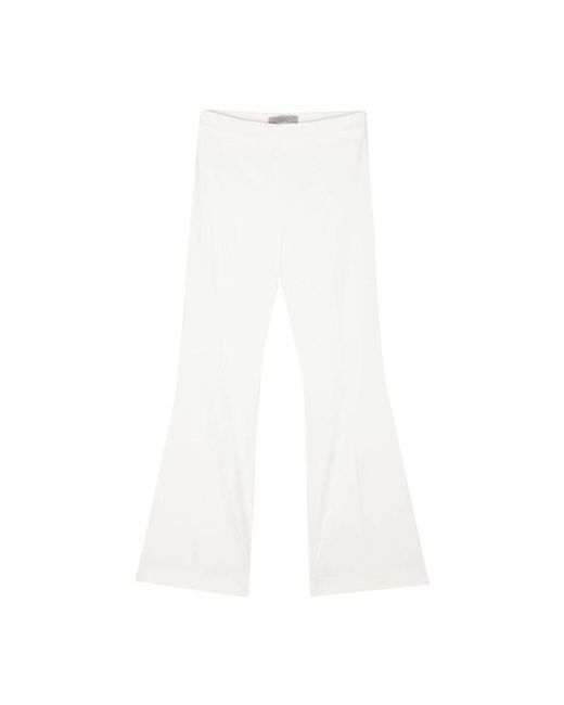 D.exterior White Wide Trousers
