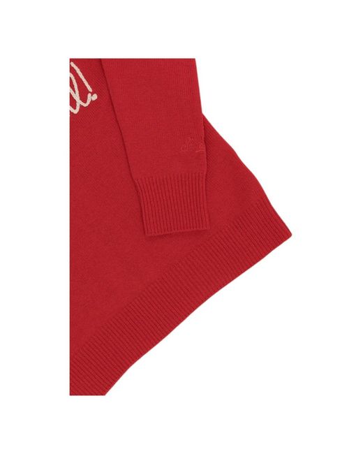 Knitwear > round-neck knitwear Saint Barth en coloris Red