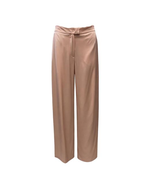 Maliparmi Brown Wide Trousers