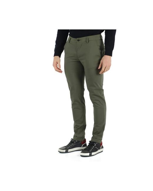 Ciesse Piumini Green Slim-Fit Trousers for men