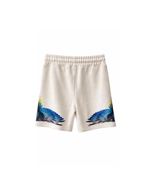 Marcelo Burlon Blue Casual Shorts for men