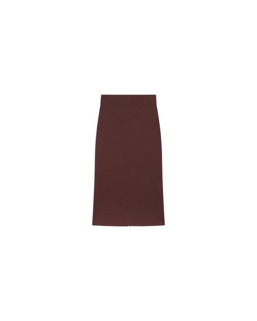Pencil Skirts Alpha Studio de color Brown