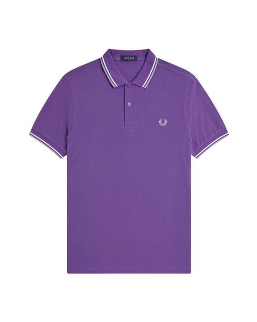 Fred Perry Purple Polo Shirts for men