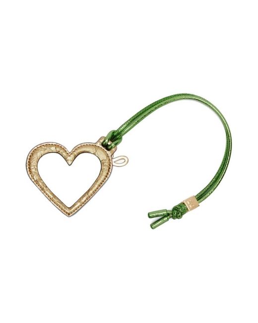 Ganni Green Keychains