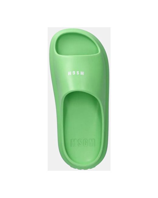 Sliders MSGM de color Green
