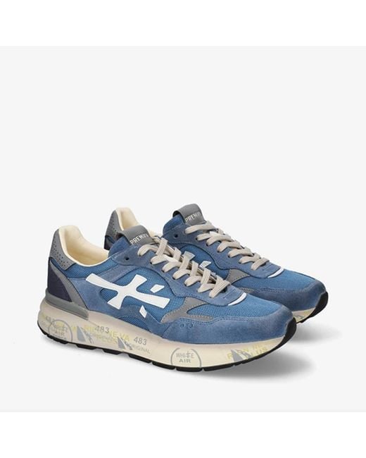 Premiata Blue Sneakers for men