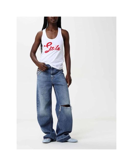 Stella McCartney Sleeveless Tops in het Red