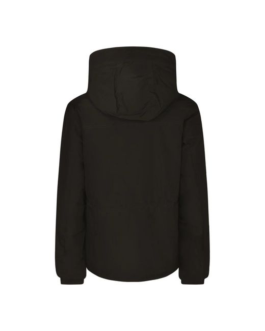 Woolrich Black Winter Jackets