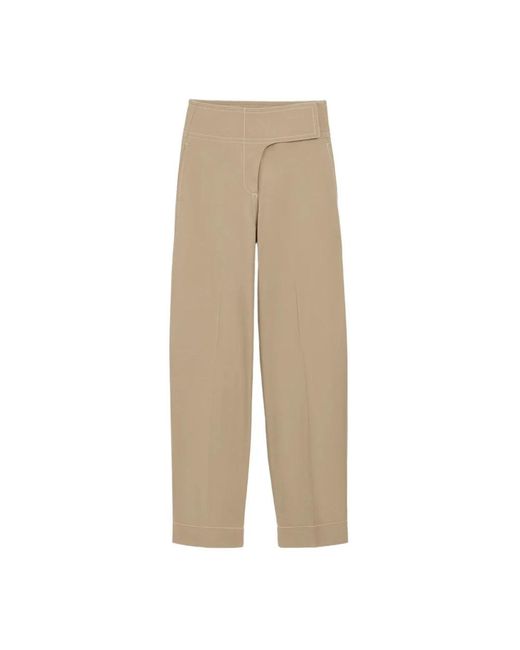 AMI Natural Wide Trousers