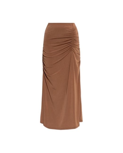 Maxi Skirts di Gestuz in Brown