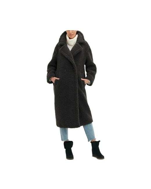 Ugg Black Double-Breasted Coats