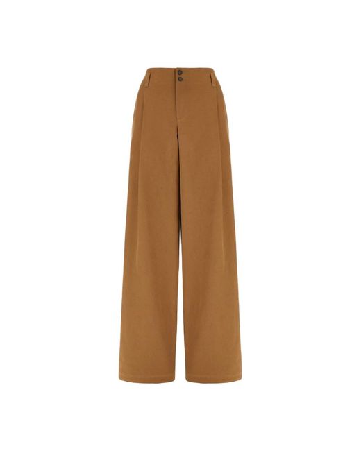 Wide Trousers di Chloé in Brown