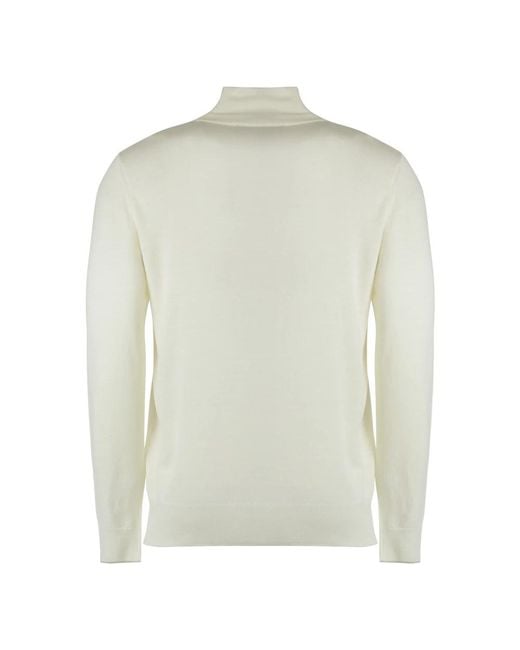 Moorer White Turtlenecks for men