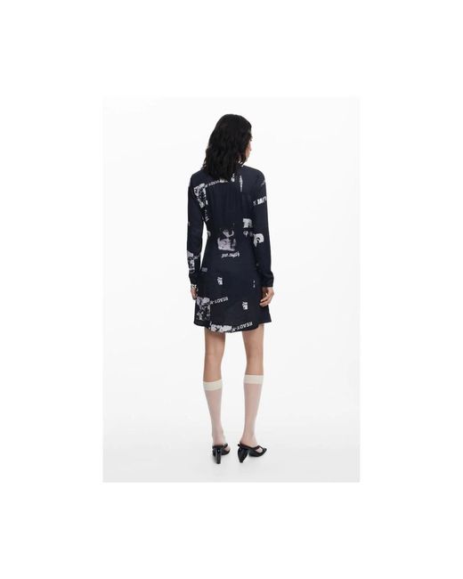 Desigual Black Short Dresses