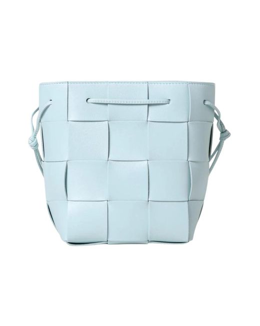 Bottega Veneta Blue Bucket Bags