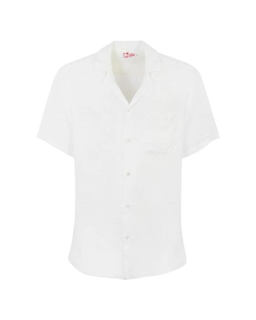 Shirts > short sleeve shirts Mc2 Saint Barth pour homme en coloris White