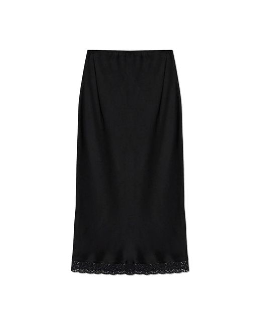 Victoria Beckham Black Midi Skirts