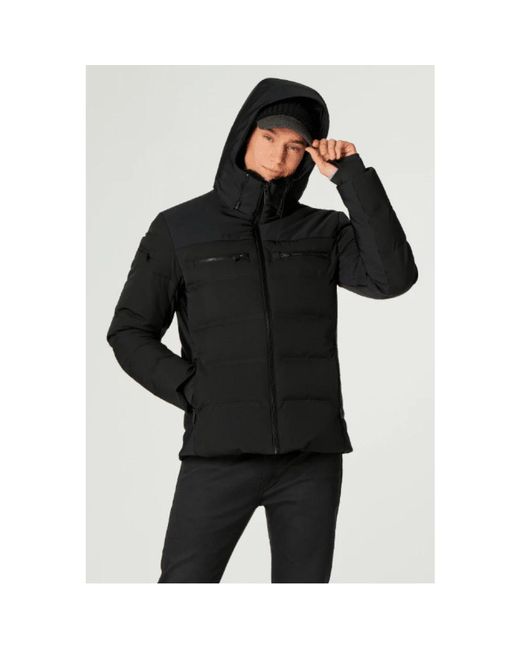 Fusalp Whistler Daunenjacke Mit Kunstpelz in Black für Herren
