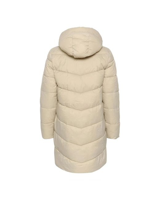 Parkas di Kaffe in Natural