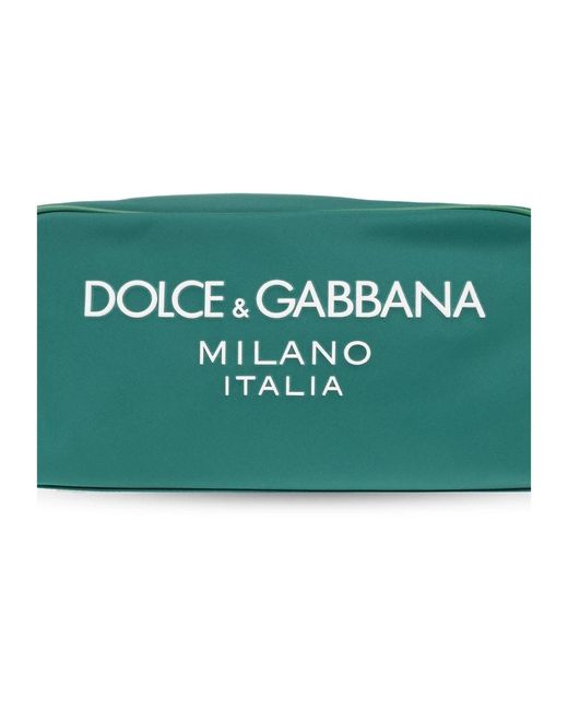 Dolce & Gabbana Waschtasche mit logo in Green für Herren