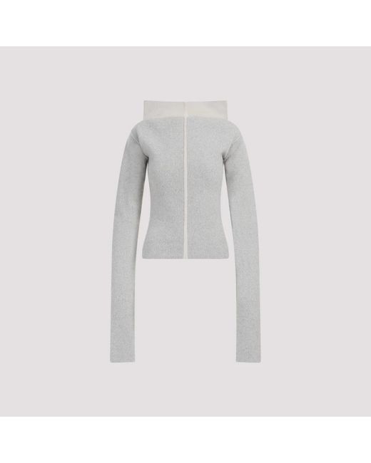 Suéter de cuello alto lujoso Rick Owens de color Gray