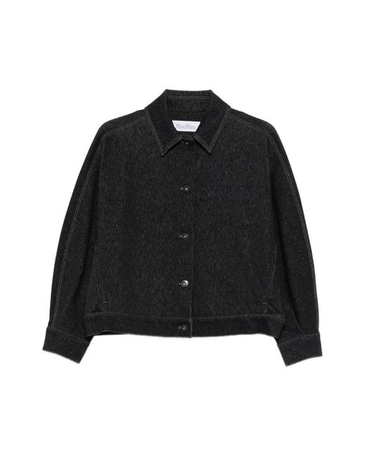 Max Mara Black Denim Jackets